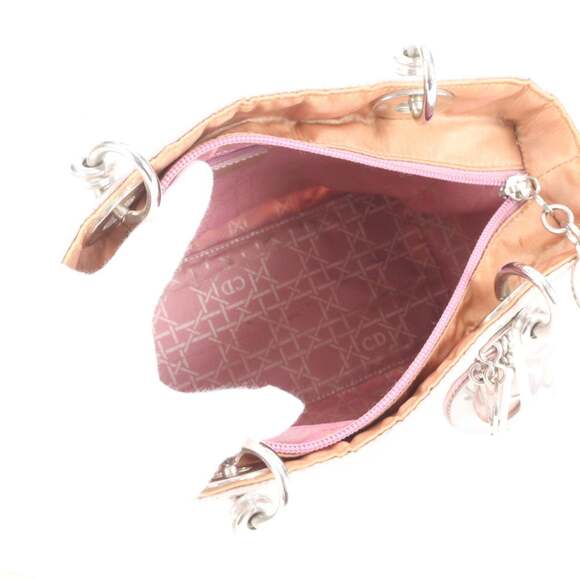 Christian Dior Lady Cannage Tote Bag, Pink, Women's - Picture 7 of 10